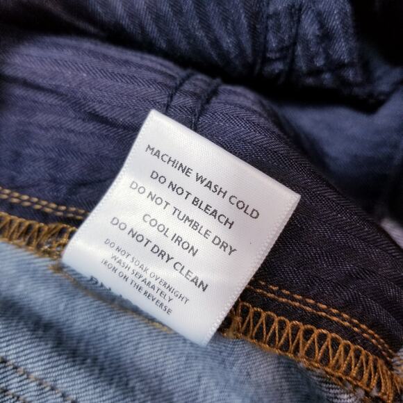 ANN Mashburn Midrise Dark Wash Jeans Made in USA - Picture 9 of 11